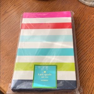 Kate Spade Candy Stripe Take Note large notebook